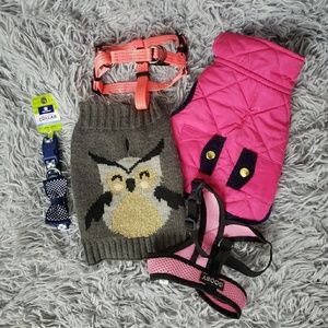 PET | XS Female Dog Clothing+Harness Bundle!